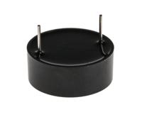 457-055 RS PRO 95dB Through Hole Continuous Internal Piezo Buzzer, 23.5 (Dia.) x 9.5mm, 3V dc Min, 30V dc Max