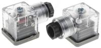 811-8294 RS PRO 2P+E DIN 43650 A, Female Solenoid Valve Connector with Indicator Light, 250 V ac Voltage