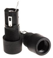 fx0454s Bulgin 10A Panel Mount Fuse Holder for 5 x 20mm Fuse, 1P, 250V ac