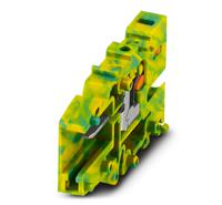 3000655 Phoenix Contact COMBI Series PPC 2,5/1-L GNYE Non-Fused Terminal Block, 24A, 26 → 12 AWG, 26 → 14