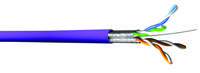5254sh1 CAEMMC, 100m Cat6a, Purple, U/FTP Shielded, Unterminated LSZH Sheath