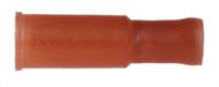 141456-1 TE Connectivity, PIDG Insulated, Red Crimp Bullet Connector, 0.5mm² to 1.3mm², 20AWG to 16AWG, 4mm Bullet diameter