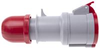 3133247 Scame IP44 Red Cable Mount 3P + N + E Industrial Power Socket, Rated At 32A, 415 V