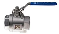 764-4278 RS PRO Stainless Steel Full Bore, 2 Way, Ball Valve, Threaded, BSPP 2in