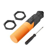 ki5052 ifm electronic Capacitive Threaded Barrel Proximity Sensor, M30, 15 mm Detection, PNP NO/NC, 10 → 55 V dc