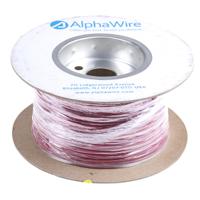 6713-rd001 Alpha Wire Ecogen Ecowire Series Red 0.33 mm² Hook Up Wire, 22 AWG, 7/0.25 mm, 305m, MPPE Insulation, 6713 RD001