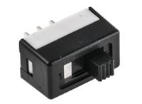 734-7343 RS PRO PCB Slide Switch SPDT Latching 3 A @ 120 V ac Top