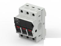 1snf100028r0000 TE Connectivity 30A Fuse Holder for 10 x 38mm Fuse, 3P, 600V