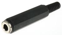 392-637 RS PRO Jack Connector 6.35 mm Cable Mount Mono Socket, 2Pole