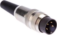 sv-40 Lumberg, SV 4 Pole M16 Din Plug, DIN EN 60529, 5A, 250 V ac IP40, Screw On, Male, Cable Mount