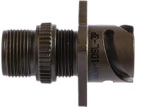 97b-3100a-10sl-3p Amphenol Limited, 97B, Brass 3 Way Wall Mount MIL Spec Circular Connector Receptacle, Pin Contacts,Shell Size 10SL,