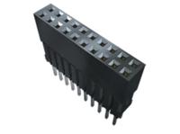 esq-115-12-g-d Samtec ESQ Series Straight Through Hole Mount PCB Socket, 15-Contact, 2-Row, 2.54mm Pitch, Solder Termination