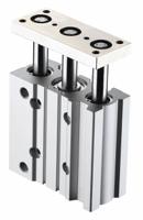 180-299 RS PRO Pneumatic Guided Cylinder - 25mm Bore, 75mm Stroke, Double Acting
