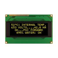 nhd-0420dzw-ay5 NEWHAVEN DISPLAY INTERNATIONAL Yellow OLED Display Serial/Parallel Interface