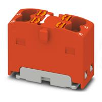 1046611 Phoenix Contact Distribution Block, 4 Way, 2.5mm², 17.5A, 450 V, Red