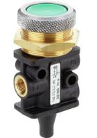 03041502 Norgren Button 3/2 Mechanical Valve 304 Series, G 1/8, 1/8, III B