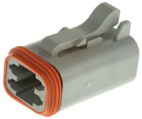 at06-4s Amphenol Industrial, AT Automotive Connector Plug Cable Mount 4 Way AT06-4S