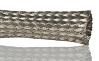 12332-sv005 Alpha Wire Expandable Braided Copper Silver Cable Sleeve, 12.7mm Diameter, 30m Length, FIT Wire Management Series