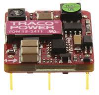 ton-15-2411 TRACOPOWER TON 15 DC-DC Converter, 5V dc/ 3A Output, 18 → 36 V dc Input, 15W, PCB Mount, +85°C Max Temp -40°C