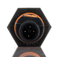 kg6000 ifm electronic Capacitive Threaded Barrel Proximity Sensor, M18, 30 mm Detection, PNP NO/NC, 10 → 30 V dc