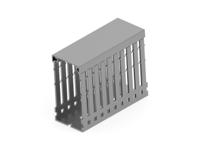 1set411015r0000 PVC Cable Trunking Accessory, 40 x 80mm
