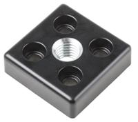 767-5793 RS PRO M12, M5 Thread Base Plate, 8mm Groove