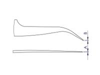 7asa ideal-tek 115 mm, Stainless Steel, Tweezers