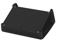 35110175hmt1 Bopla BoPad Series Black ABS Desktop Enclosure, Sloped Front, 285 x 198 x 92.9mm