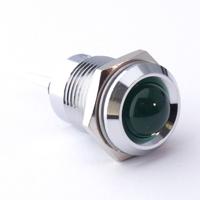 19210001 CML Innovative Technologies 1921X Series Green Panel Mount Indicator, 2.2V, 14mm Mounting Hole Size, Lead Wires