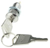 skl-12-as2 Lorlin Key Switch, SPST, 500 mA @ 24 V 2-Way Common, Flat-Key