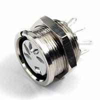 650-0800 Deltron 8 Pole Din Socket, DIN 41524, DIN 45322, DIN 45326, DIN 45327, DIN 45329, 2A, 34 V ac/dc, Lockable, Female,