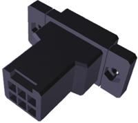 1-179555-3 TE Connectivity, Dynamic 3000 Male Connector Housing, 5.08mm Pitch, 6 Way, 2 Row
