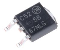 ntd5867nlt4g onsemi Type N-Channel MOSFET, 20 A, 60 V Enhancement, 3-Pin TO-252 NTD5867NLT4G
