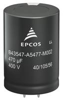 b43544a6477m060 EPCOS 470μF Aluminium Electrolytic Capacitor 500V dc, Snap-In - B43544A6477M060