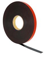 3m-5962-25mm-x-33m 3M 5962F, VHB™ Black Foam Tape, 25.0mm x 33.0m, 1.60mm Thick