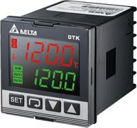 dtk4848r12 Delta Electronics DTK Panel Mount PID Temperature Controller, 48 x 48 (1/16 DIN)mm 1 Input, 2 Output Relay, 100