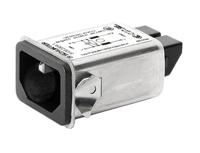 512020000 Schurter 1A, 250 V ac Male Snap-In Filtered IEC Connector 5120.2000.0 None Fuse