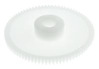 521-7225 RS PRO POM 80 Teeth Spur Gear, 0.5 Module, 6mm Bore Diam, 40mm Pitch Diam, 14mm Hub Diam