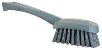 419288 Vikan Hard Bristle Grey Scrubbing Brush, 36mm bristle length, PET bristle material