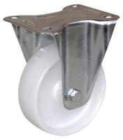 5161015 Guitel Hervieu Fixed Castor Wheel, 125kg Capacity, 125mm Wheel