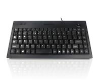 kybac5005-usbblk Ceratech KYBAC5005-USBBLK Wired USB Compact Keyboard, QWERTY (UK), Black