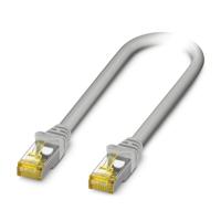 1227591 Phoenix Contact, 15m Cat6a, Grey RJ45 to Male RJ45 Male, Terminated