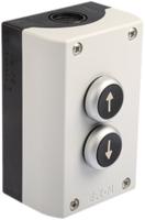 78640752-m22-i2-511-4996 Eaton Momentary Enclosed Push Button - SPDT, Plastic, 2 Cutouts, Black, Arrow, IP65