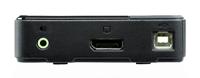 cs782dp-at Aten 2 Port USB DisplayPort KVM Switch, 3.5 mm Stereo 4096 x 2160 Maximum Resolution