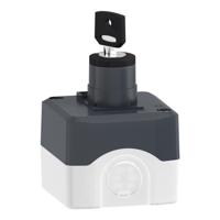 xald144 Schneider Electric XALD NO Control Station Switch 53mm Dark Grey/Light Grey Polycarbonate 68mm I/O 68mm