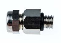 52001860 Lapp SKINDICHT Series Metallic Nickel Plated Brass Cable Gland, M6 Thread, 2mm min., 3mm max., IP68