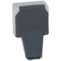 090485 Legrand Grey Plug Socket, 2 Poles, 16A, NF Socket