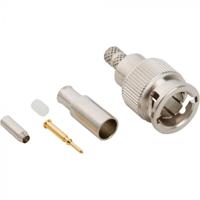 031-70261 Amphenol RF Plug Cable Mount BNC Connector, Crimp Termination, Straight Body