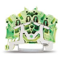 2002-6407 WAGO  TOPJOB S Series Green, Yellow, 2.5mm², 1-Level, Push In Termination, ATEX, CSA, IECEx