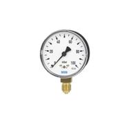 9803764 WIKA NPT 1/4 Analogue Pressure Gauge 0.6bar Bottom Entry 63mm Outside Diameter